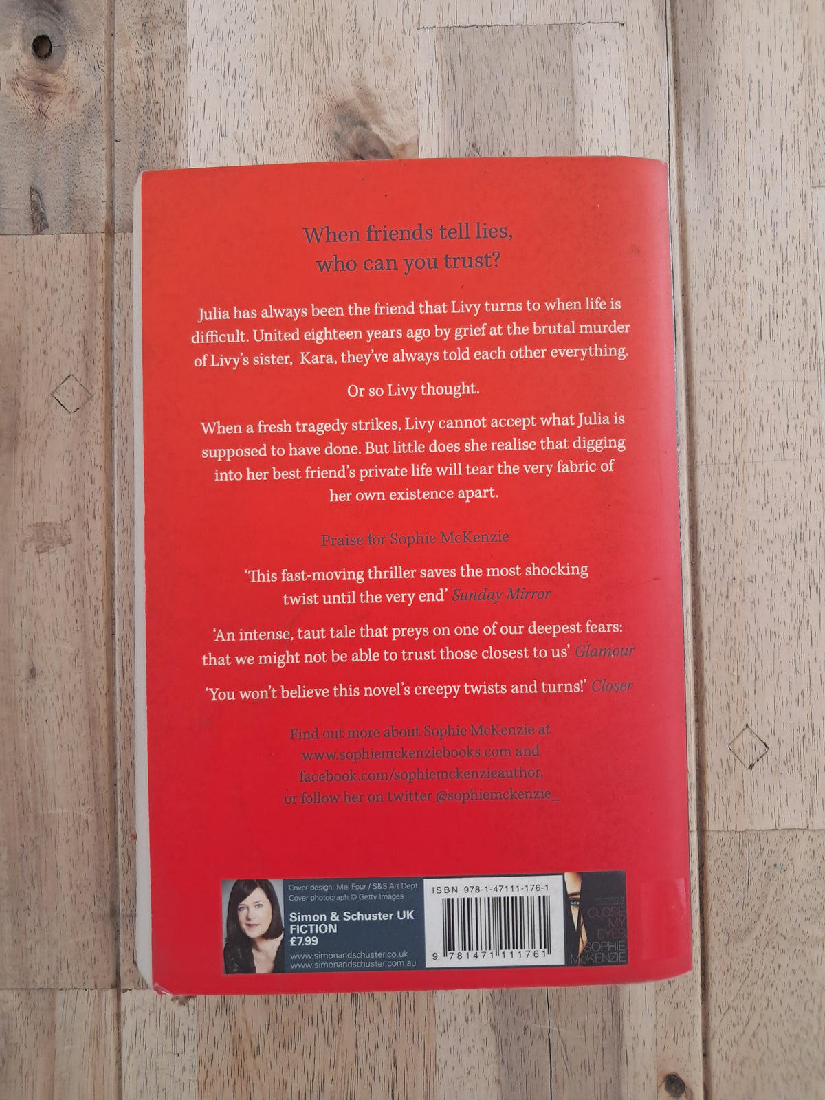 Trust in Me – Sophie McKenzie