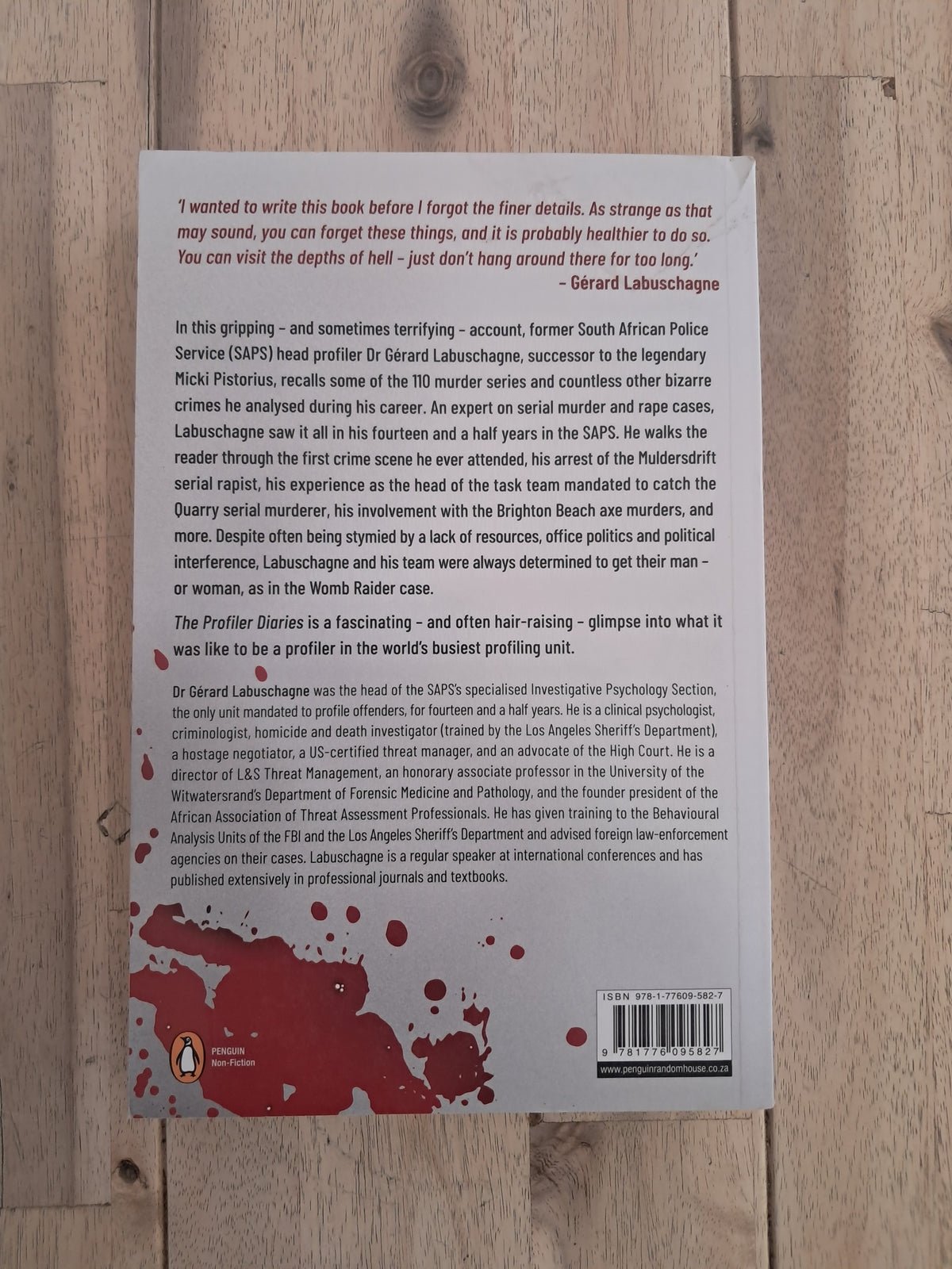 The Profiler Diaries – Gérard Labuschagne