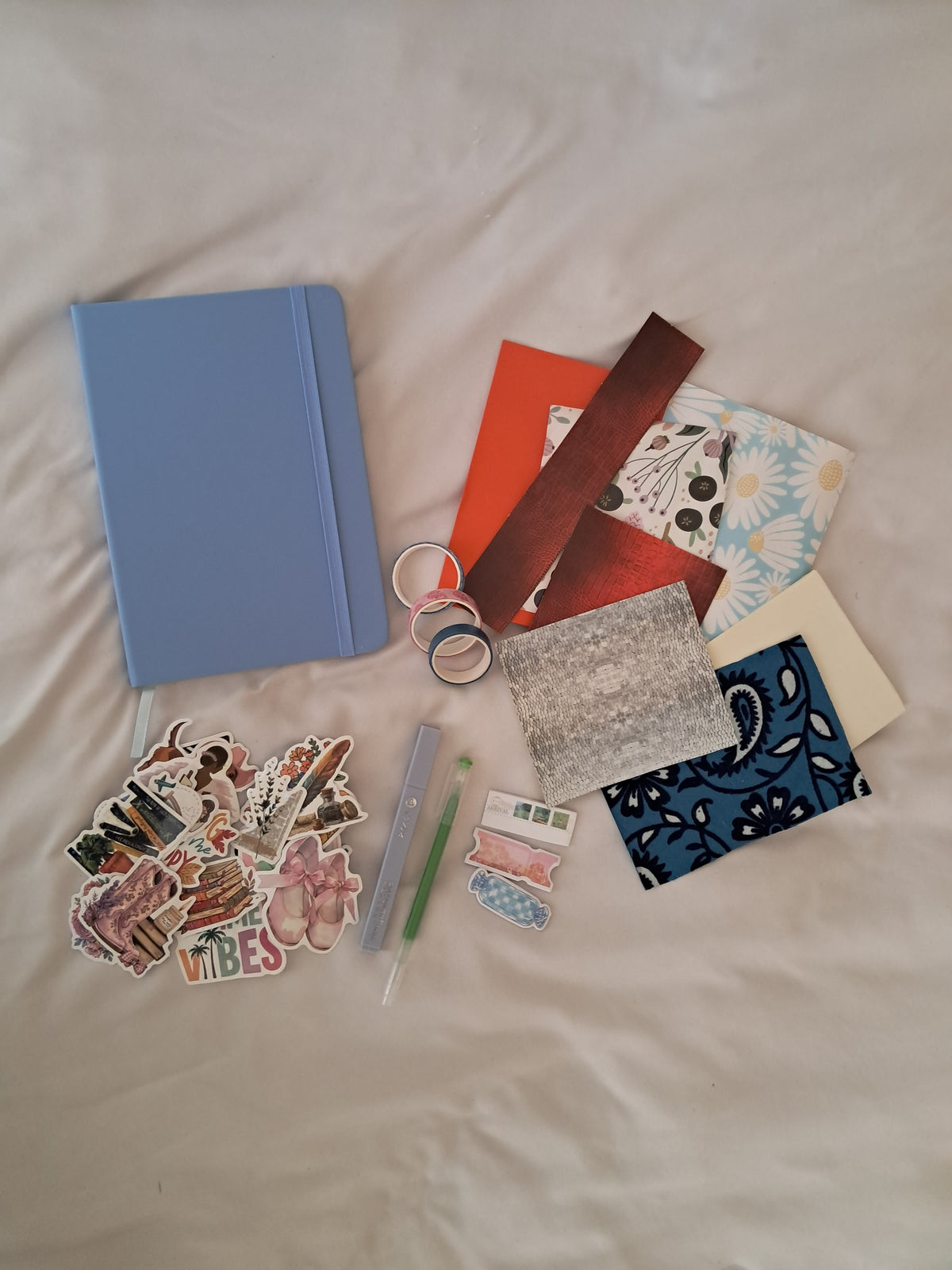 Blue A5 Ruled Journal Kit