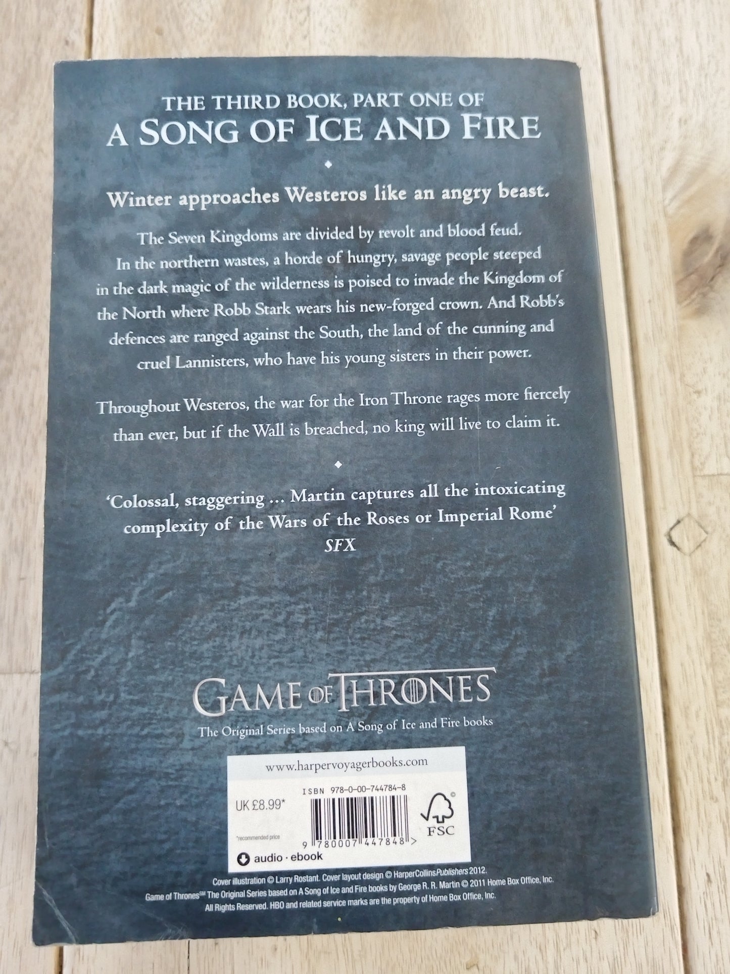 A Storm Of Swords 1.Steel and Snow George R.R. Martin