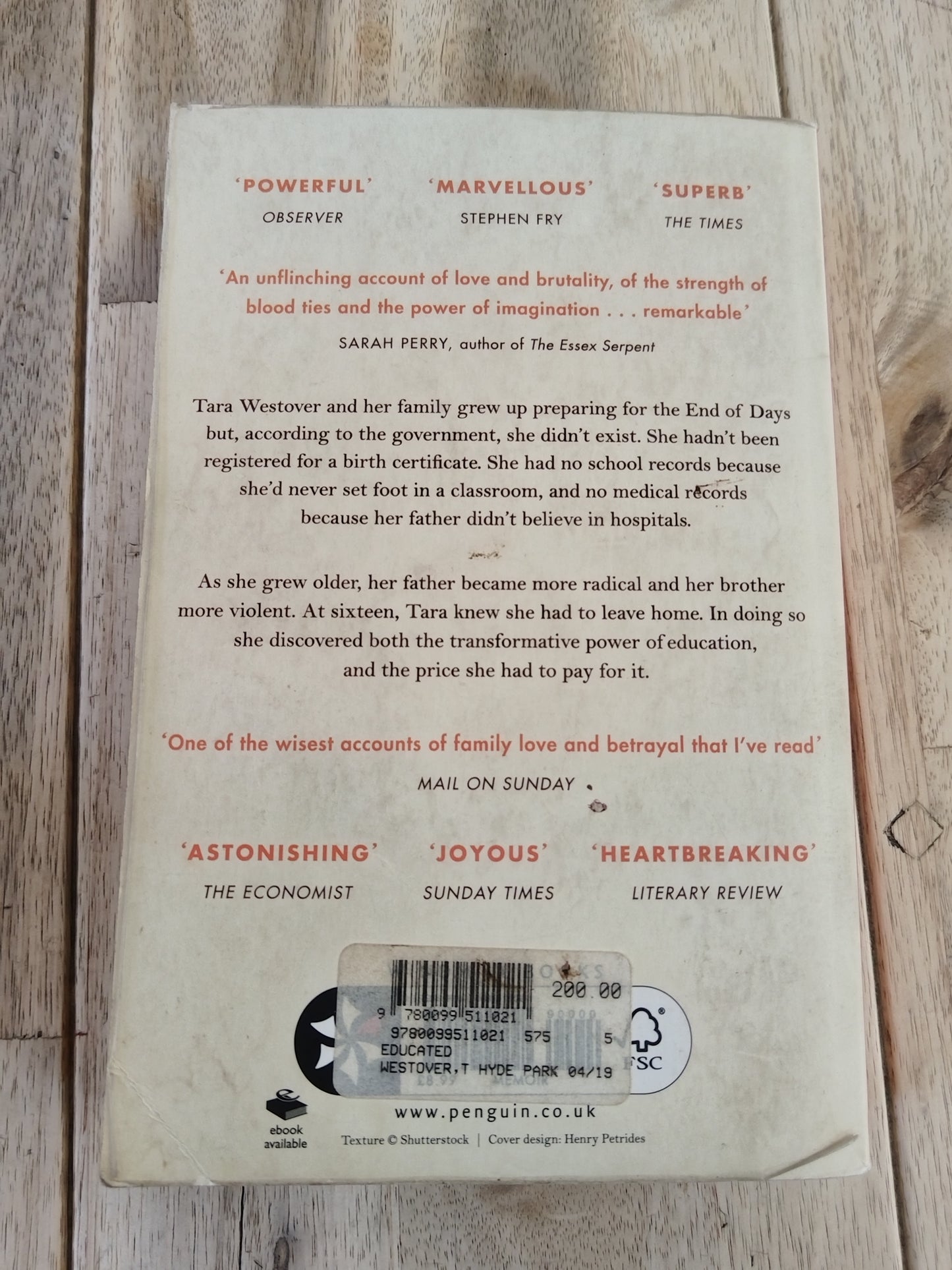 Educated Tara Westover