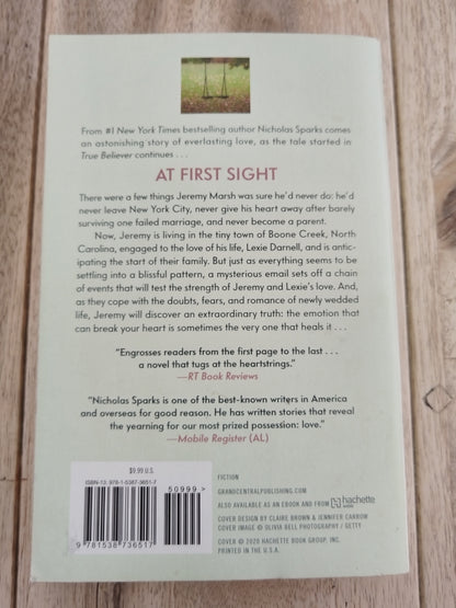 At First Sight Nicholas Sparks