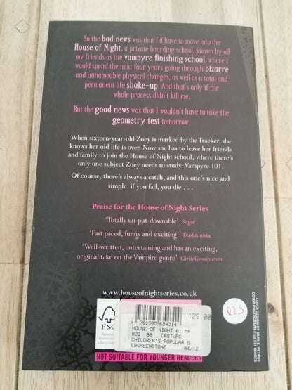 Marked P.C. and Kirsten Cast A House of Night Novel