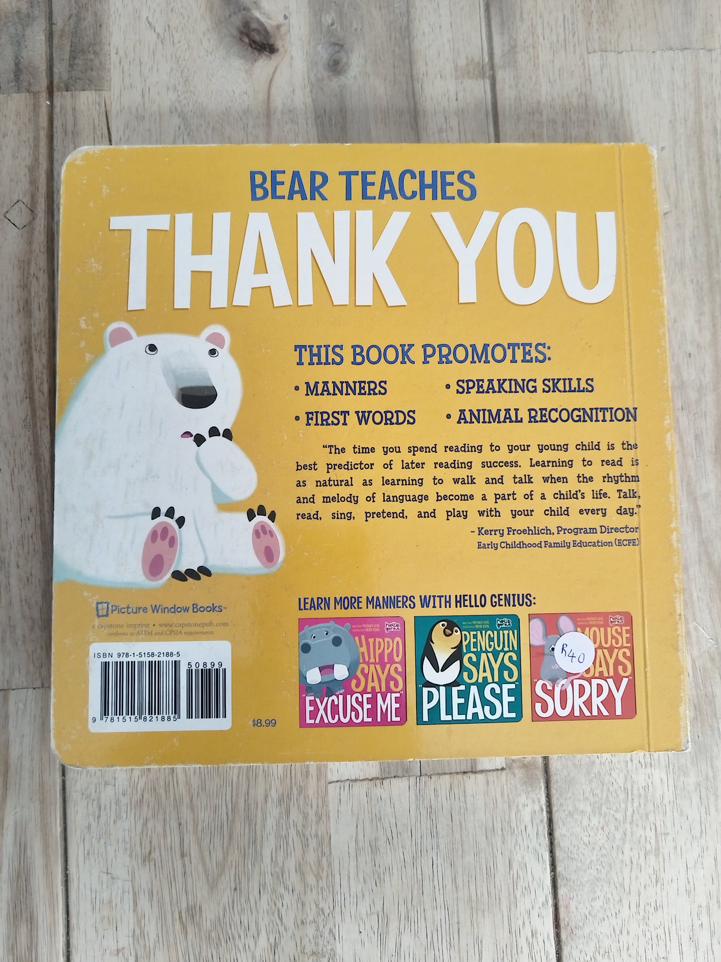Bear Says Thank You
