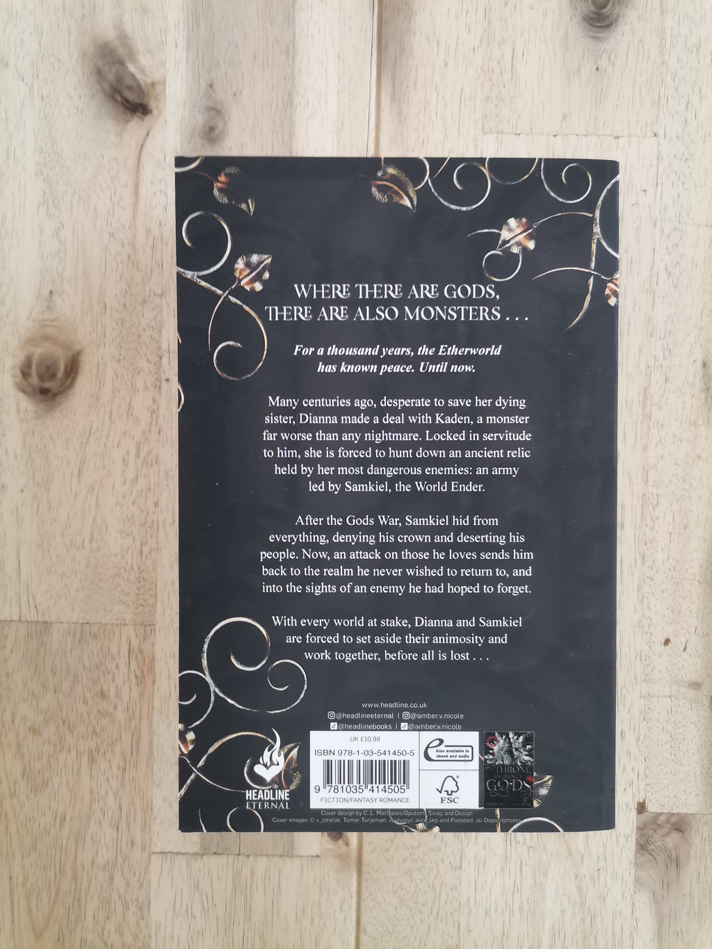 The Book of Azrael (Gods & Monsters #1) – Amber V. Nicole