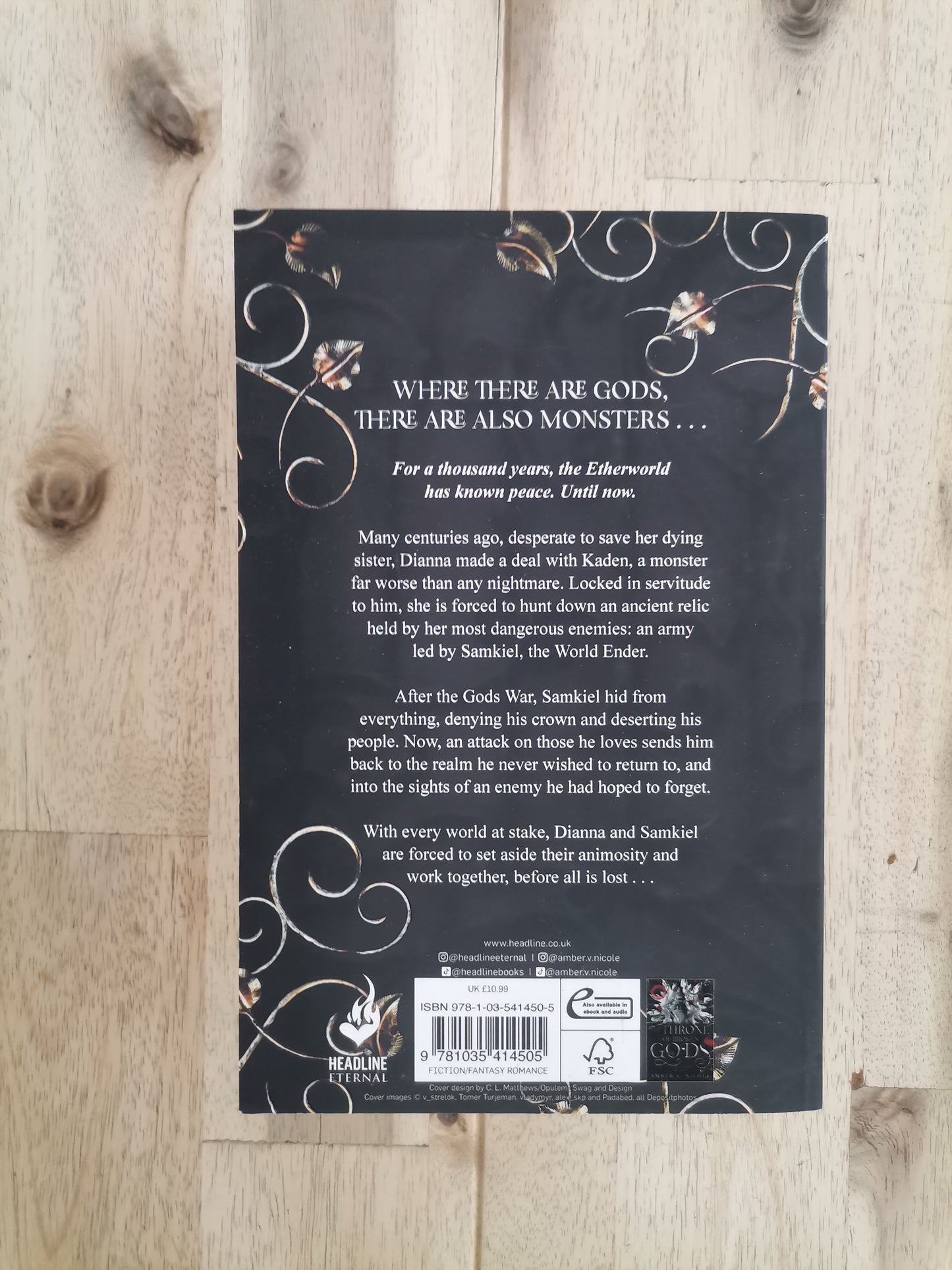 The Book of Azrael (Gods & Monsters #1) – Amber V. Nicole