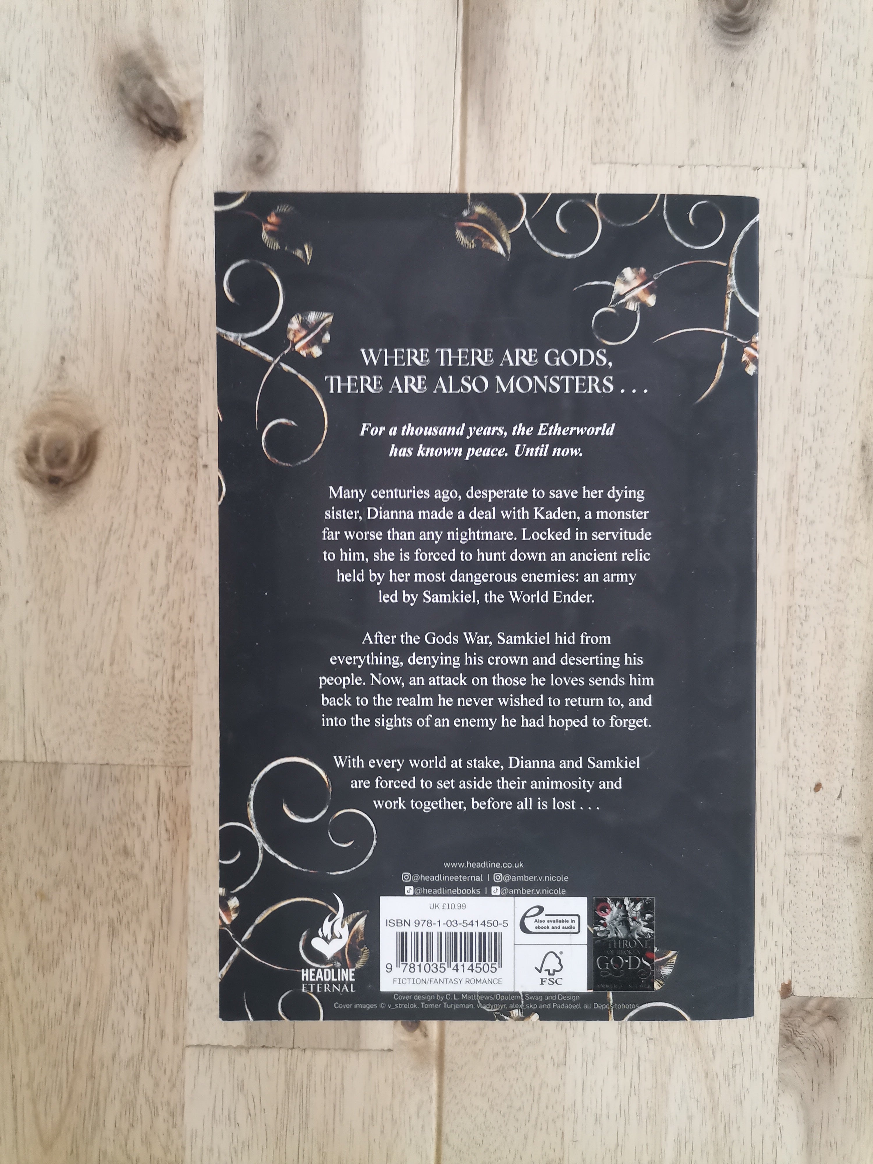 The Book of Azrael (Gods & Monsters #1) – Amber V. Nicole