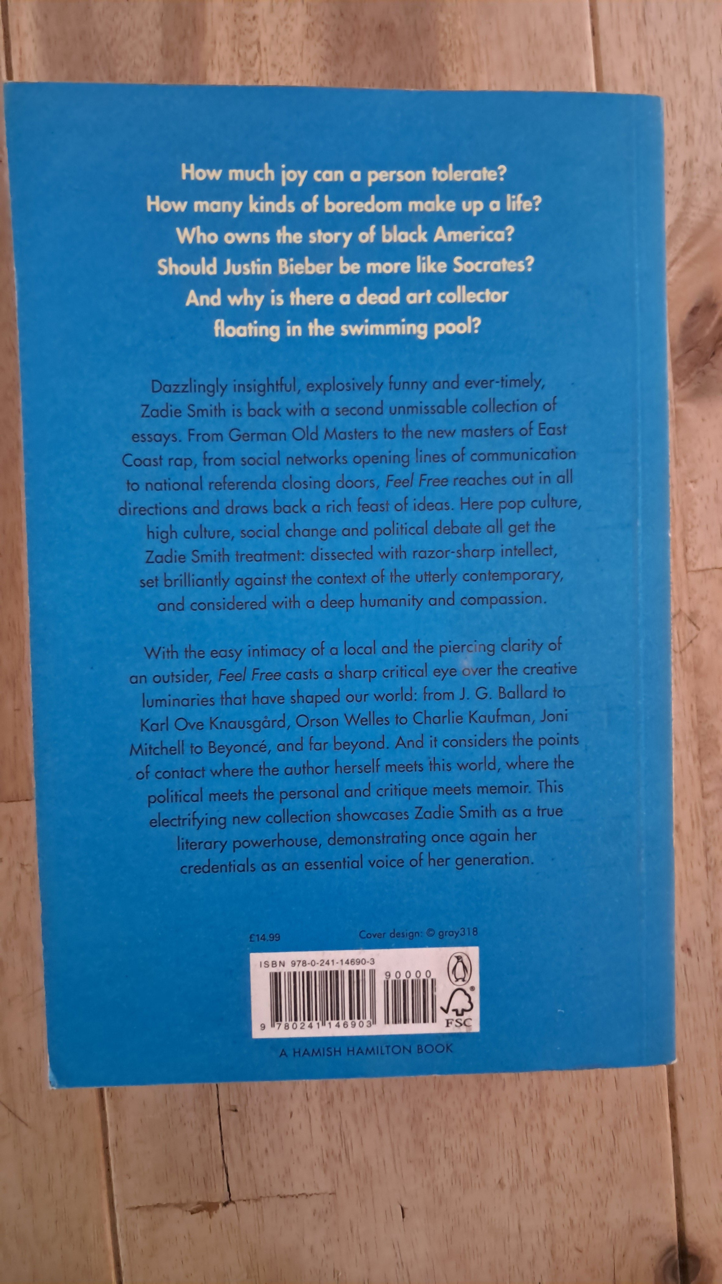Feel Free – Zadie Smith