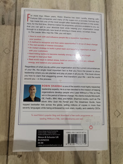 The Leader Who Had No Title by Robin Sharma