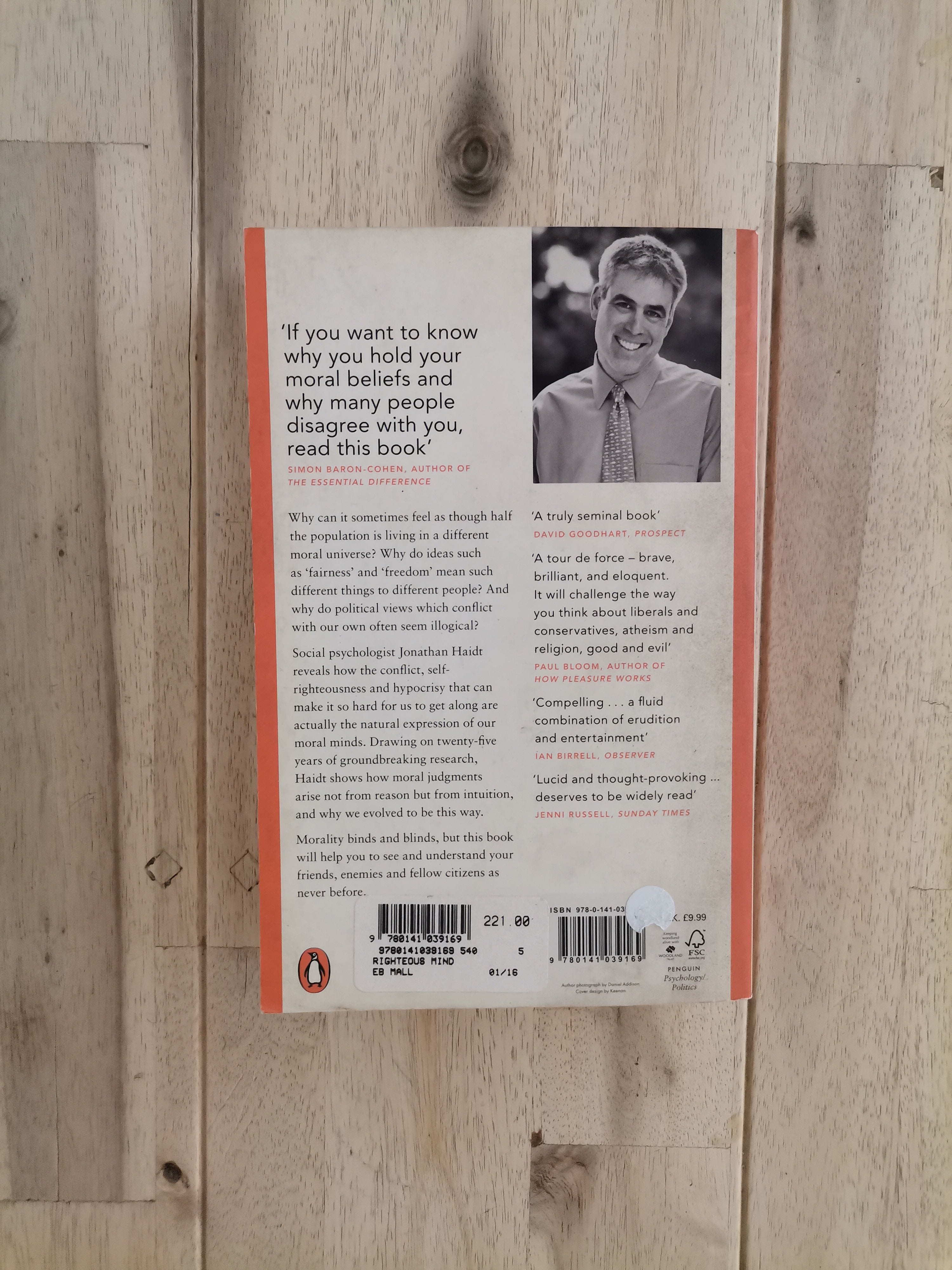 The Righteous Mind – Jonathan Haidt