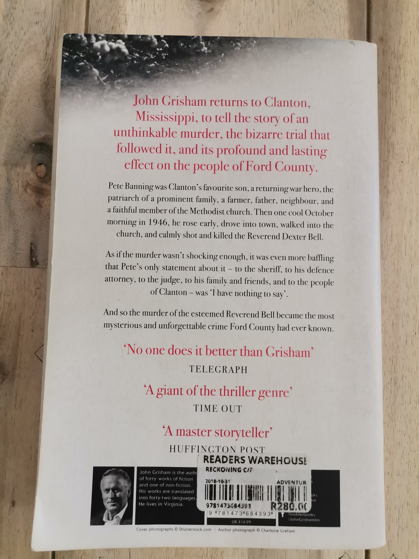 The Reckoning by John Grisham