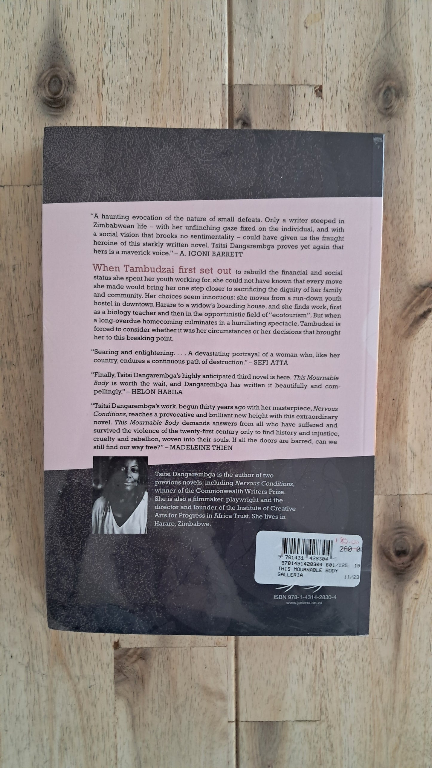 This Mournable Body – Tsitsi Dangarembga