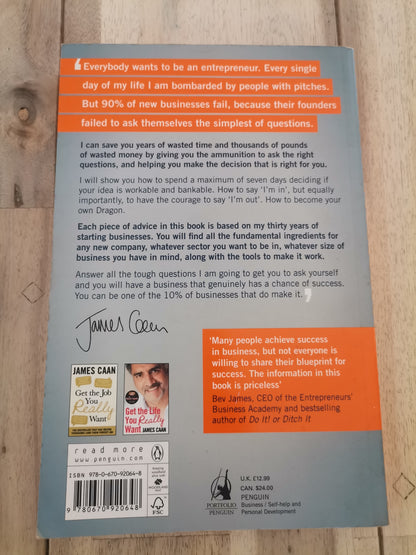 Start Your Business in 7 Days - James Caan (Trade Paperback)