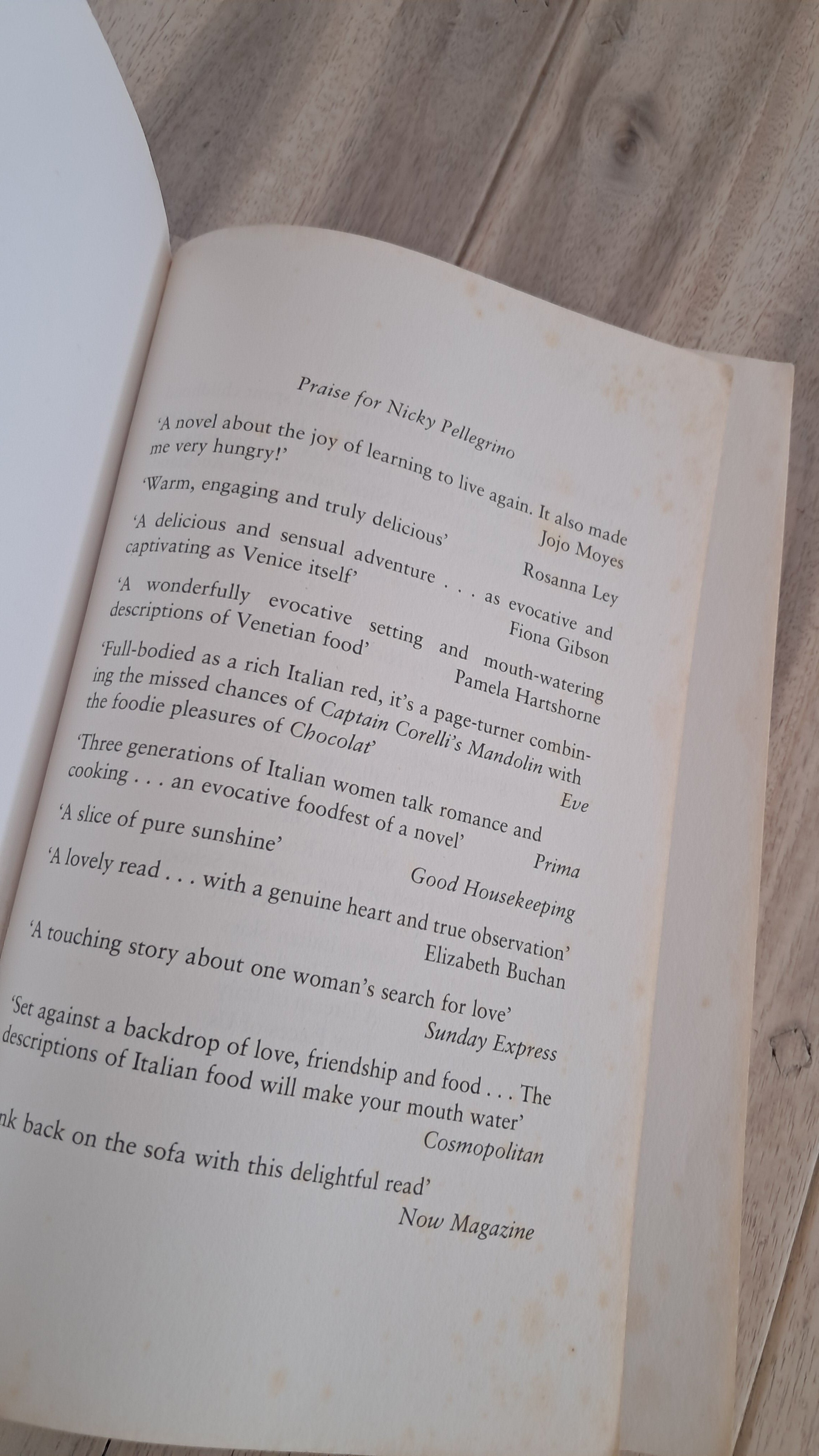 To Italy With Love – Nicky Pellegrino