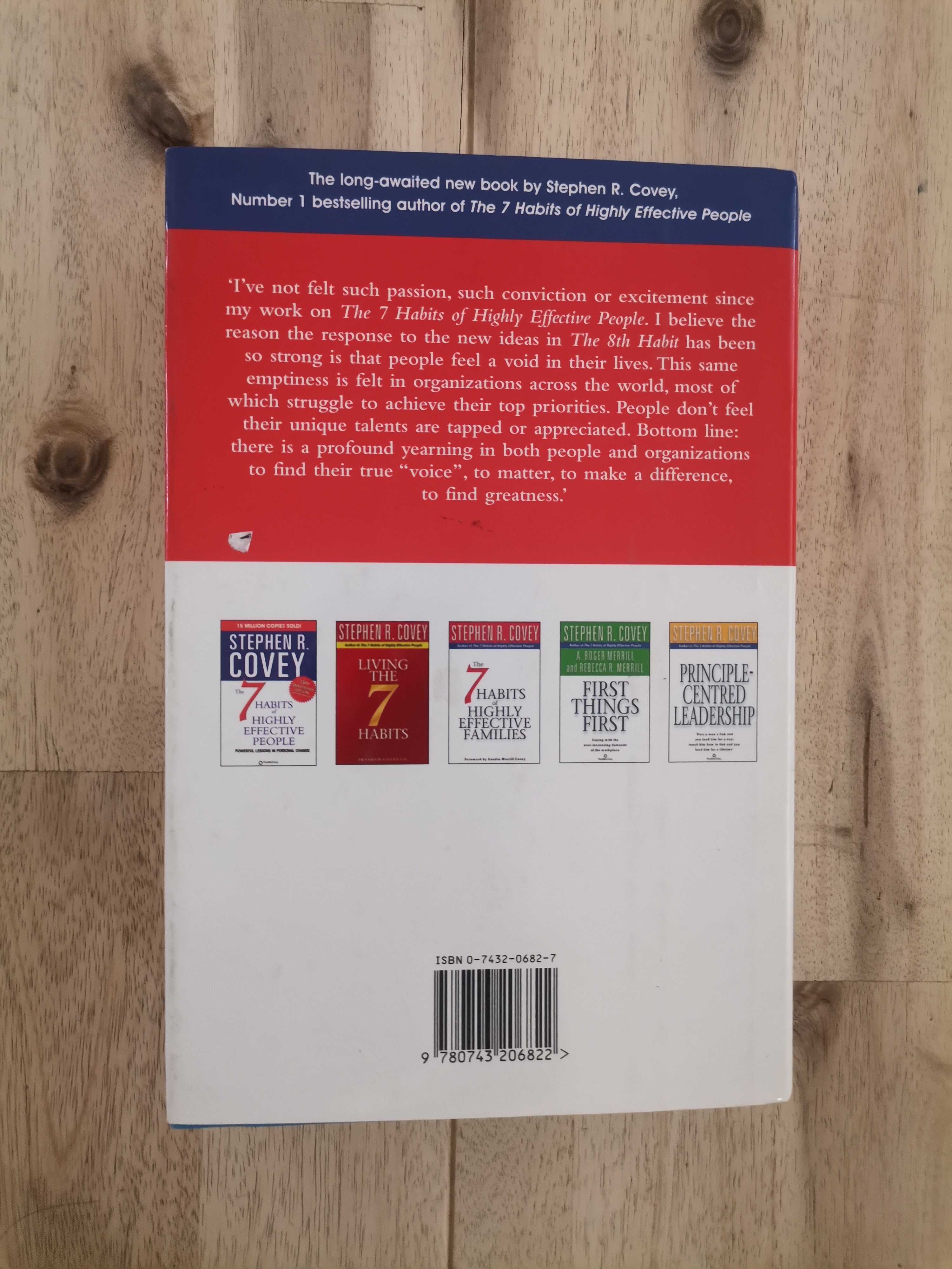 The 8th Habit: From Effectiveness to Greatness – Stephen R. Covey