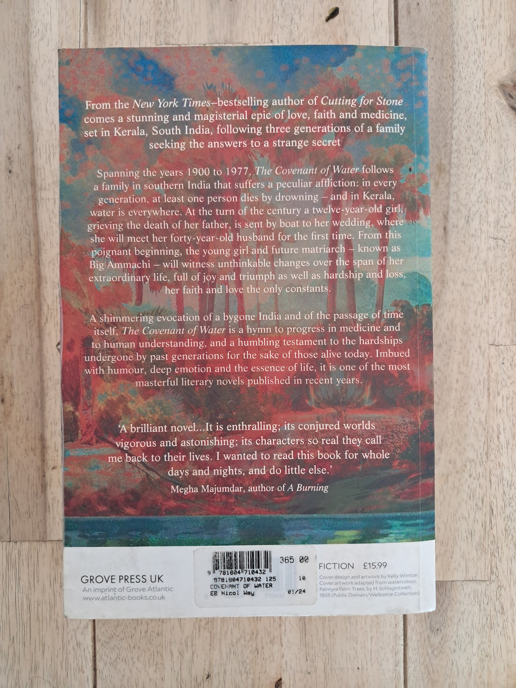 The Covenant of Water – Abraham Verghese