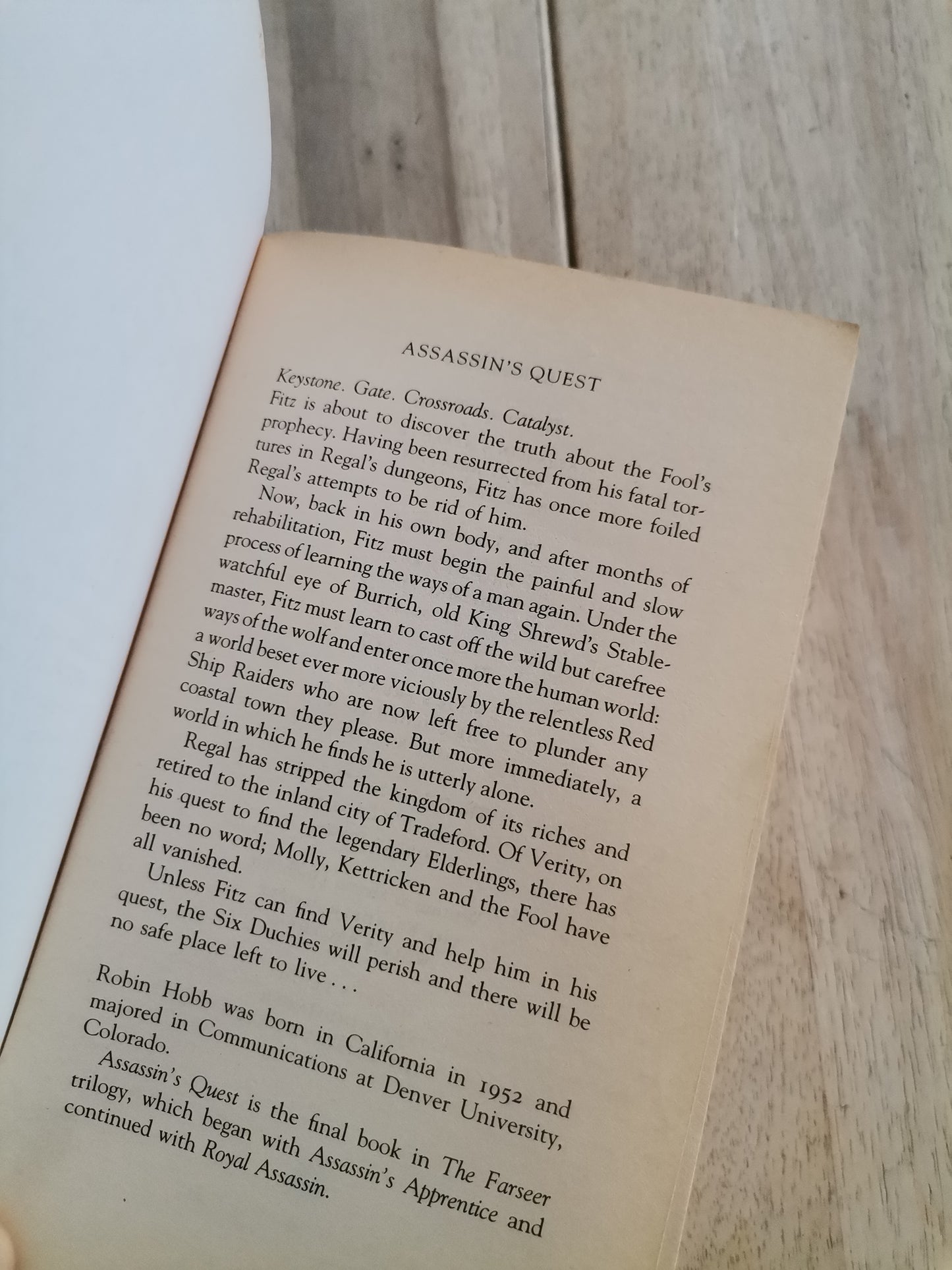 Assassin's Quest by Robin Hobb