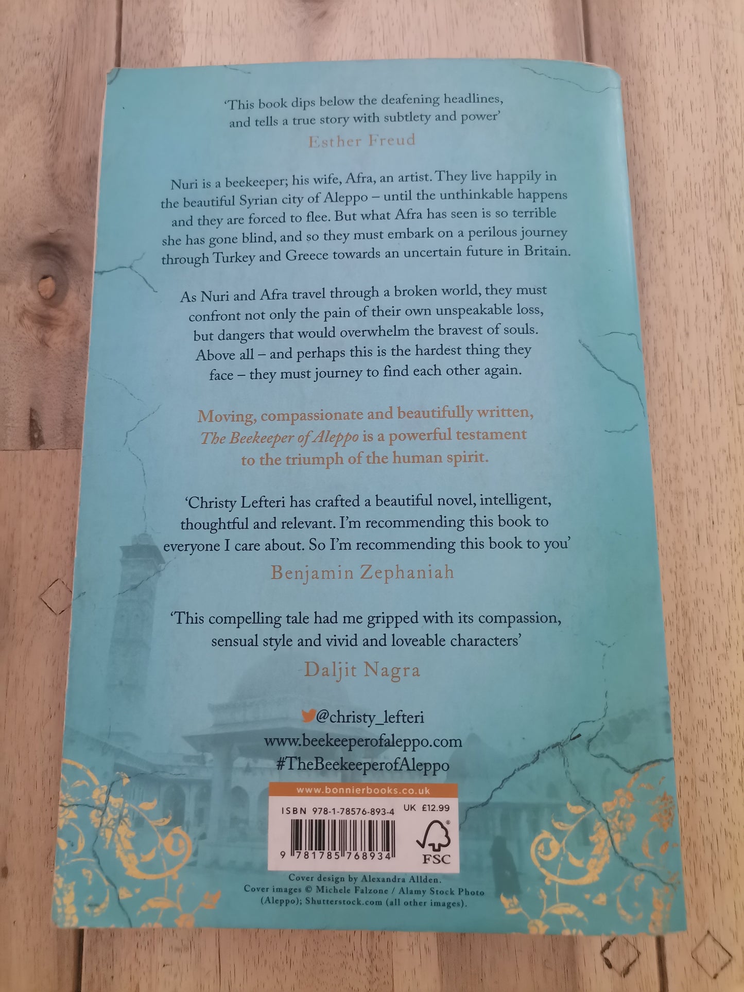 The Beekeeper of Aleppo by Christy Lefteri