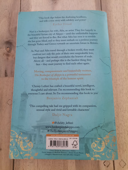 The Beekeeper of Aleppo by Christy Lefteri