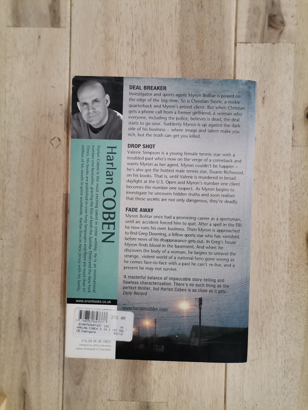 Three Great Novels: Deal Breaker, Drop Shot, Fade Away – Harlan Coben