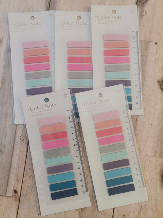 Peach Coast Sticky Tabs
