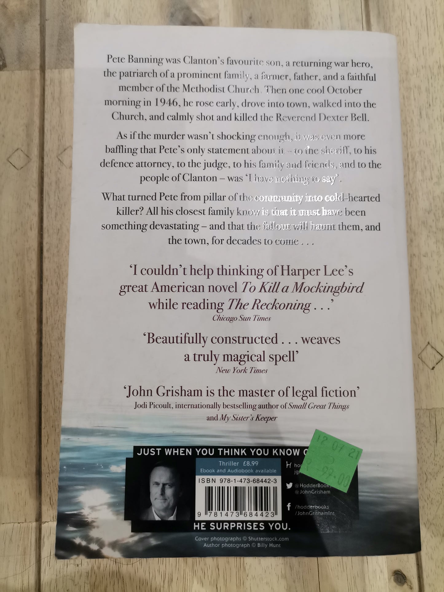 The Reckoning by John Grisham