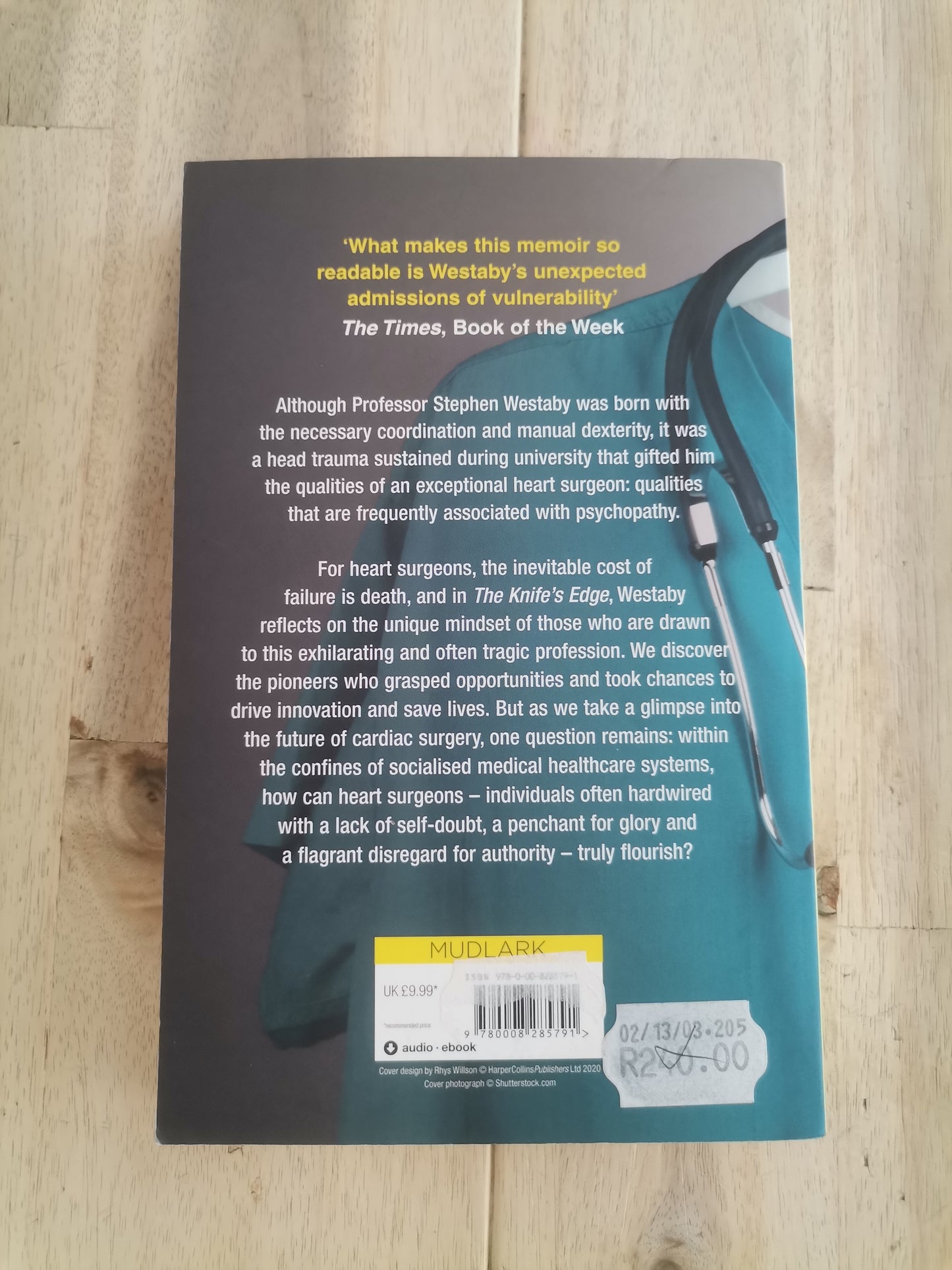 The Knife's Edge by Stephen Westaby
