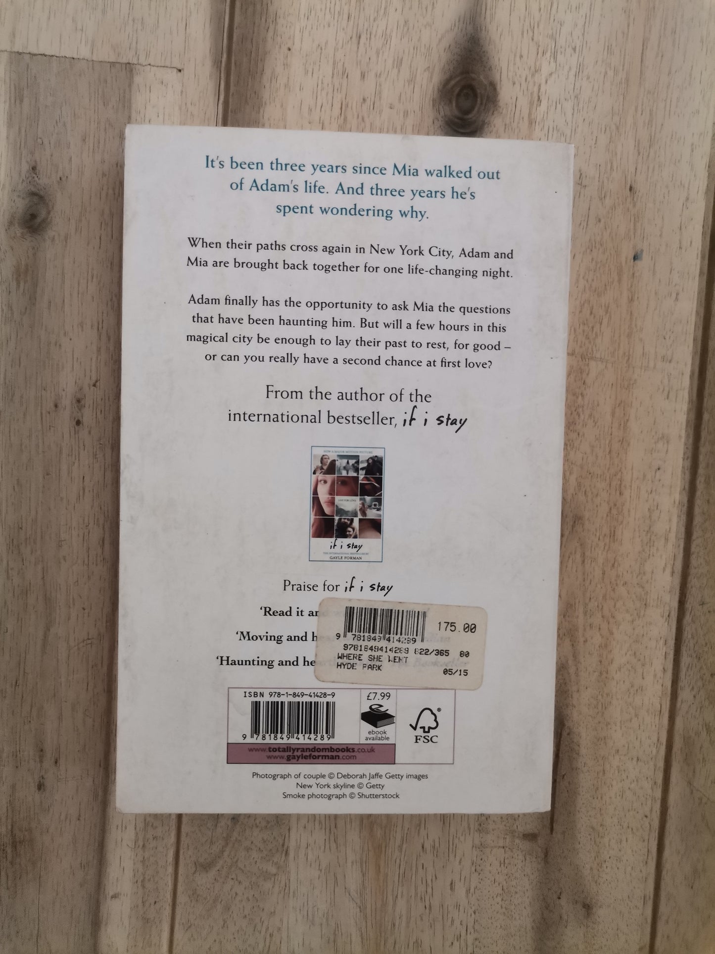 Where She Went – Gayle Forman