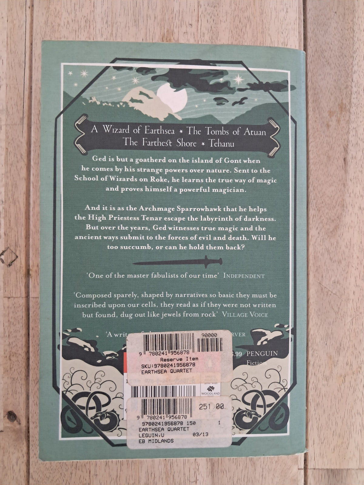 The Earthsea Quartet (Earthsea Cycle #1–4) – Ursula K. Le Guin
