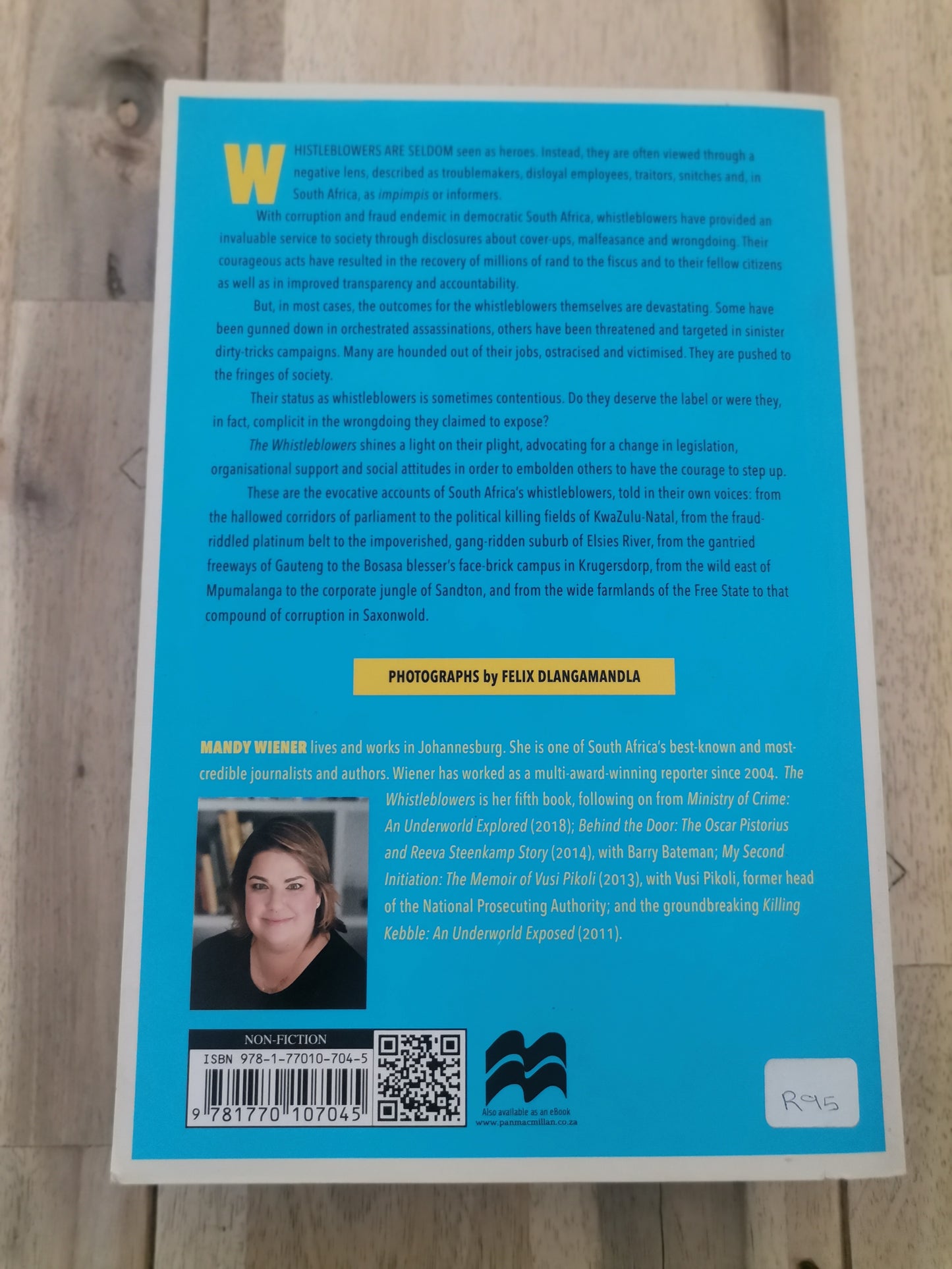 The Whistle Blowers by Mandy Wiener