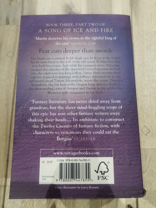 A Storm of Swords: Part Two – Blood and Gold by George R.R. Martin