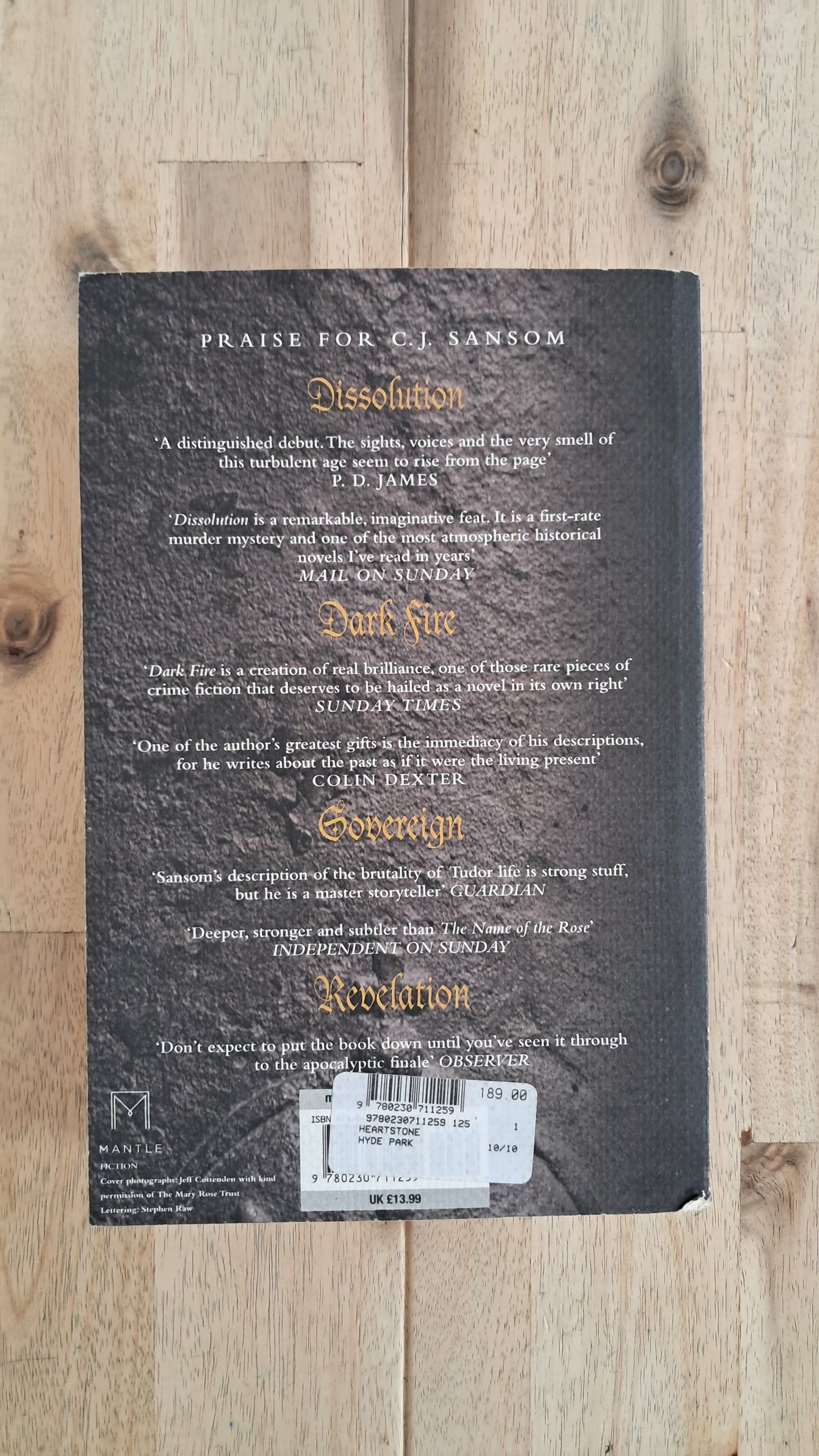 Heartstone – C.J. Sansom