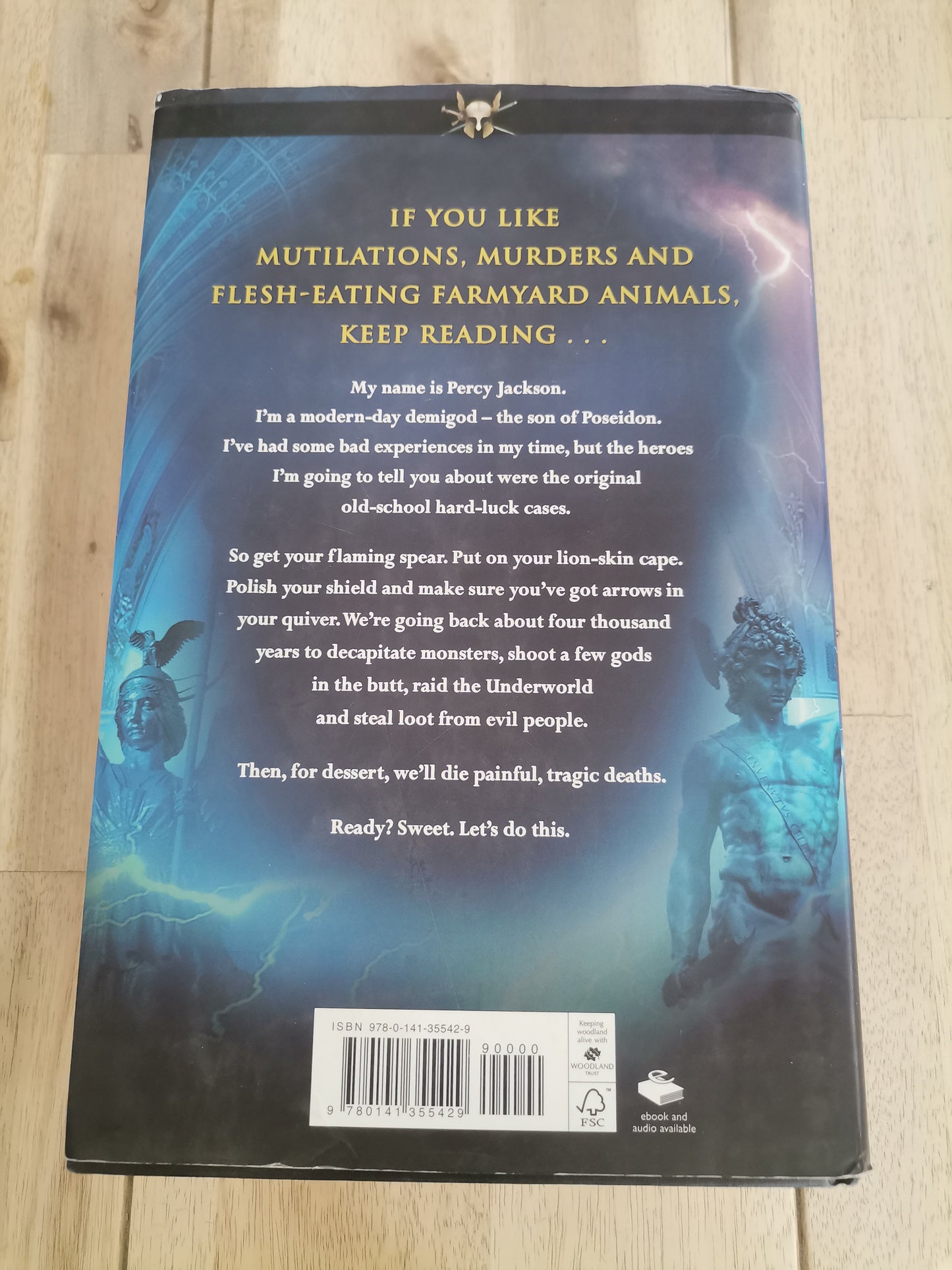 Percy Jackson and The Greek Heroe's by Rick Riordan