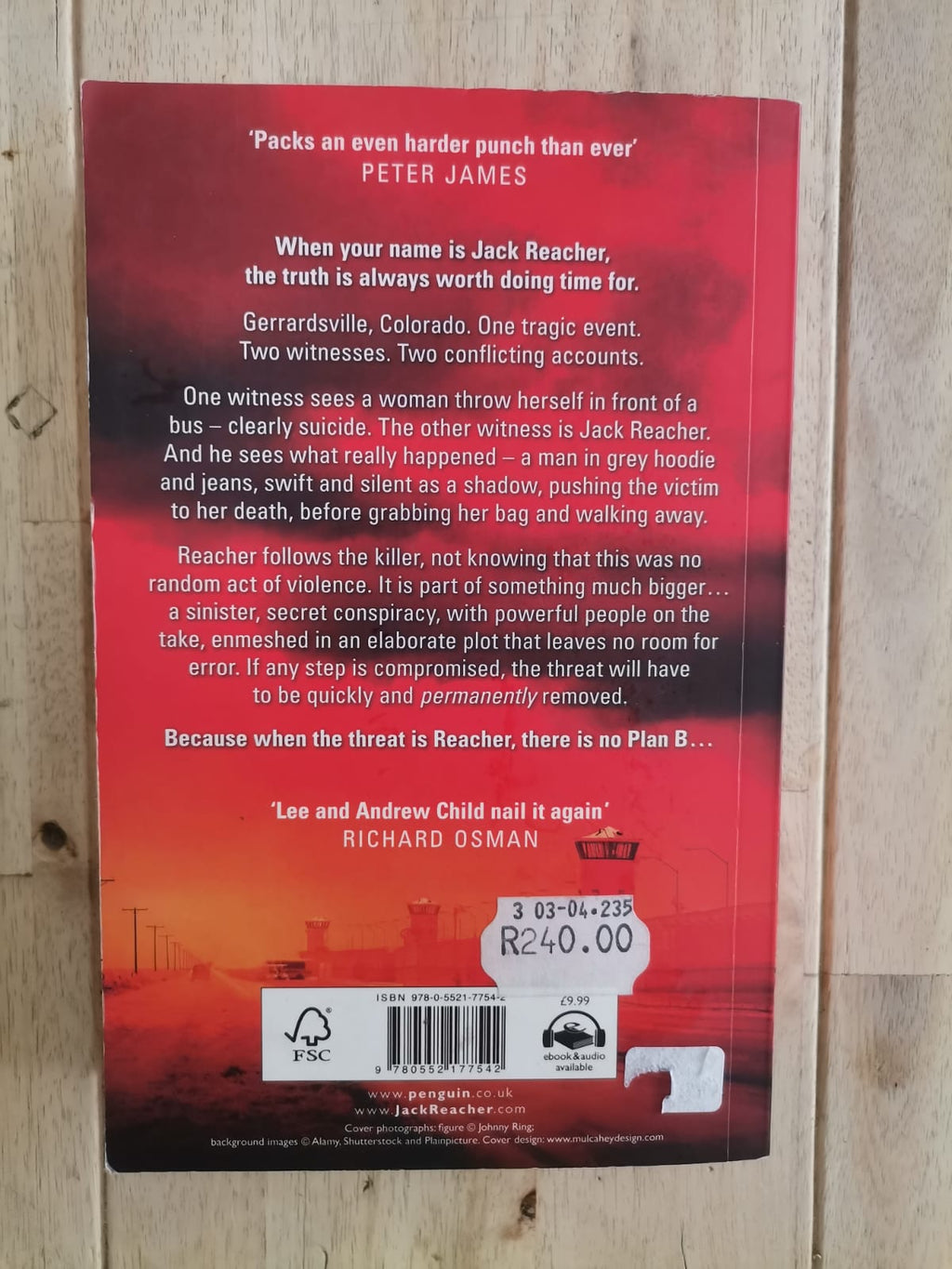 No Plan B – Lee Child & Andrew Child