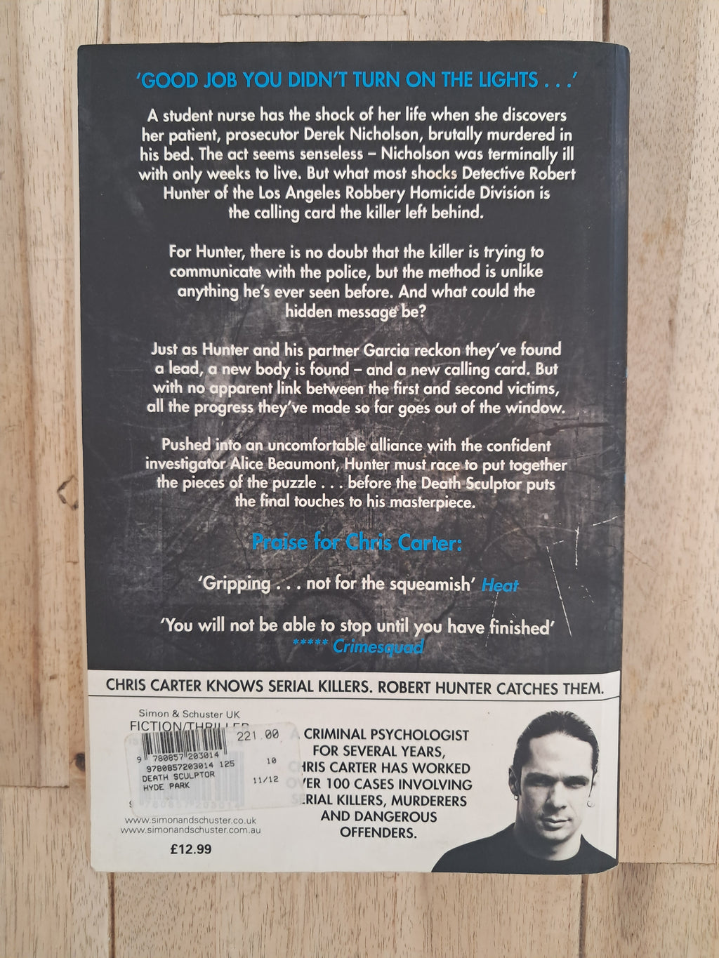 The Death Sculptor (Robert Hunter #4) – Chris Carter