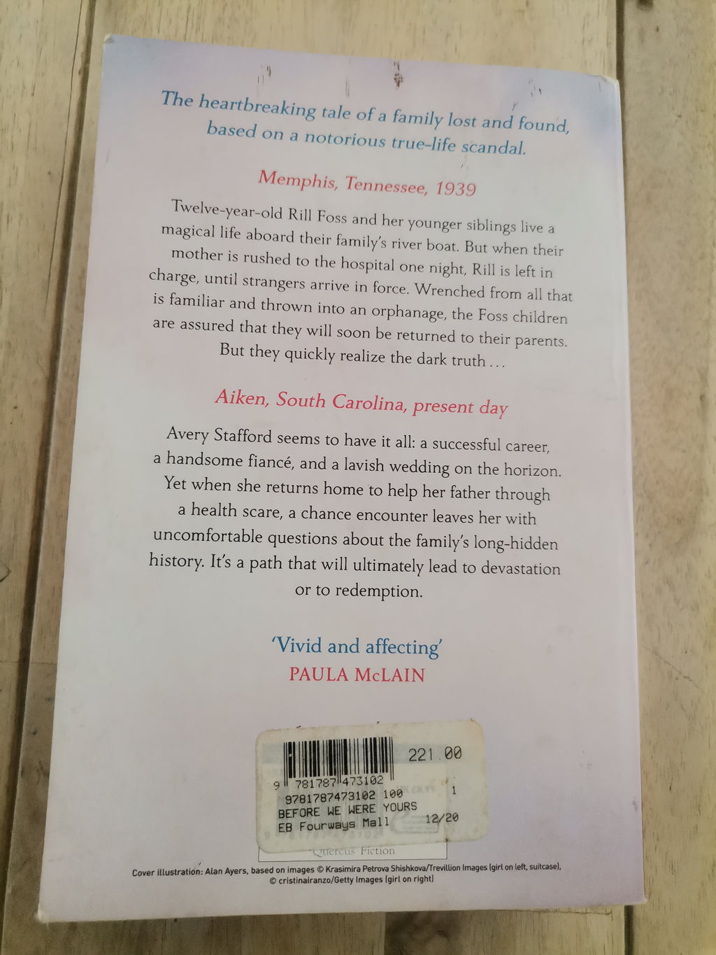 Before We Were Orphans by Lisa Wingate.