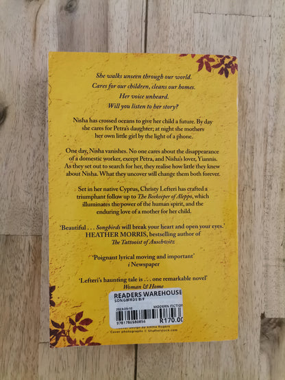 Songbirds – Christy Lefteri