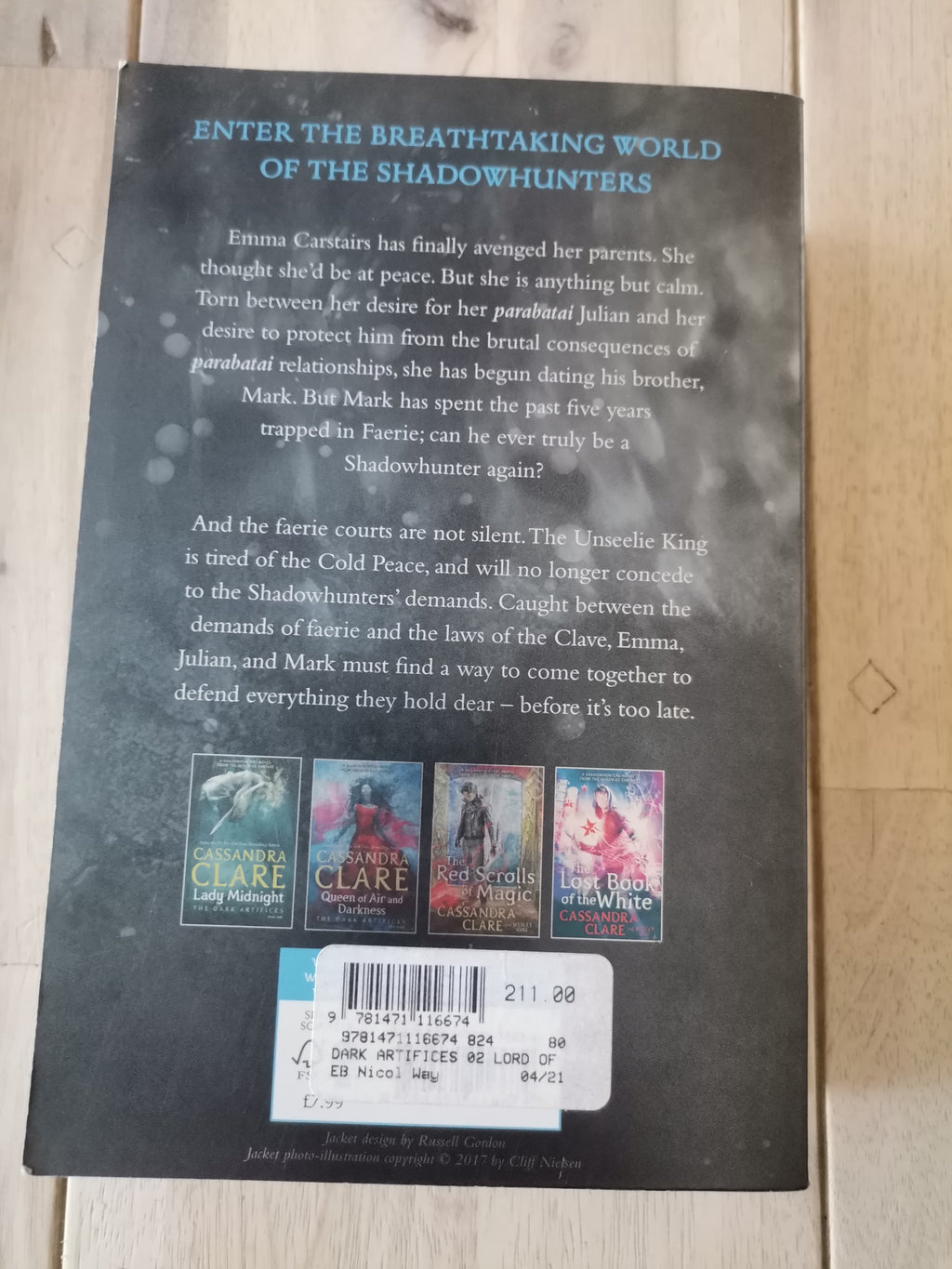 Lord of Shadows (The Dark Artifices #2) by Cassandra Clare