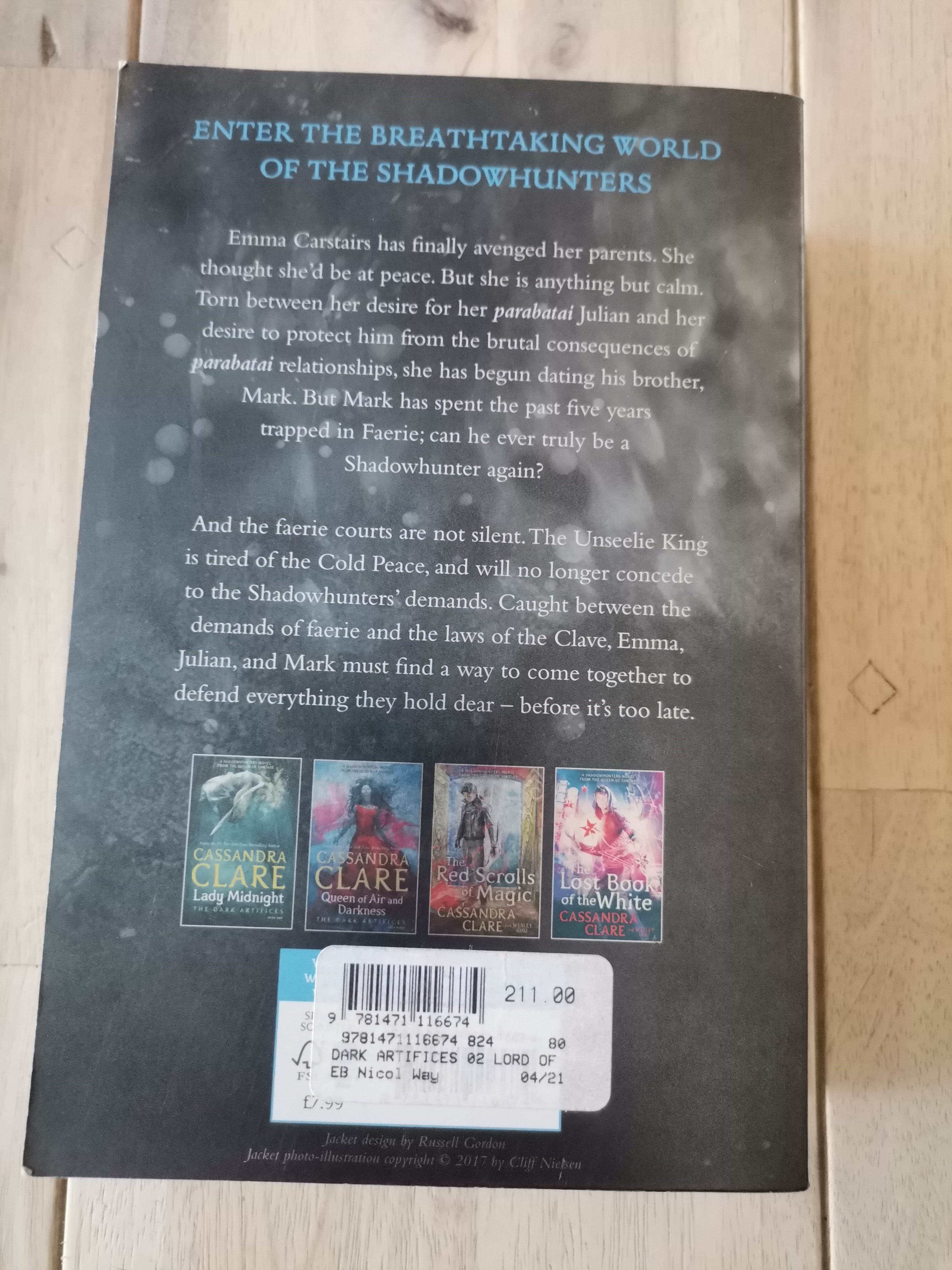 Lord of Shadows (The Dark Artifices #2) by Cassandra Clare