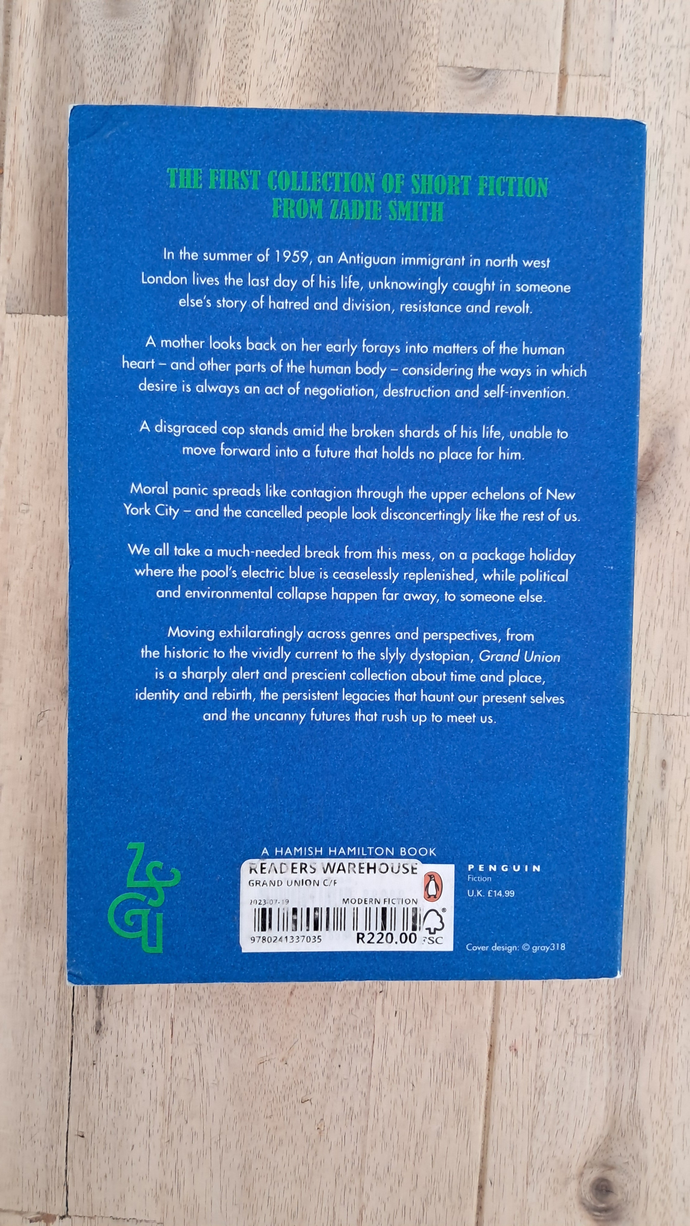 Grand Union – Zadie Smith