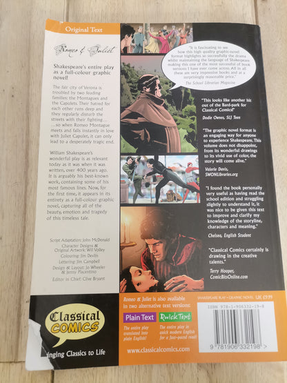 Romeo and Juliet The Graphic Novel