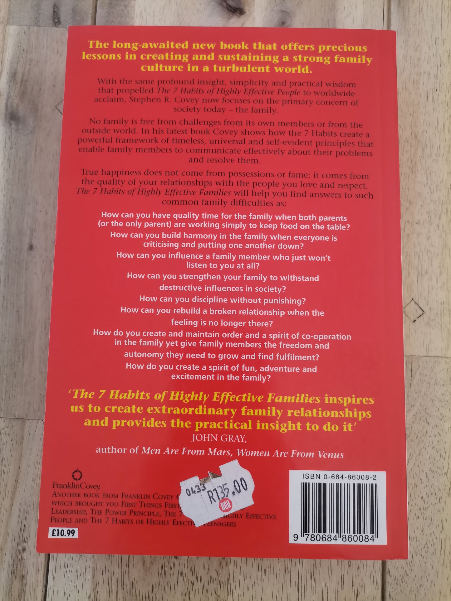 The 7 Habits of Highly Effective Families by Stephen R. Covey