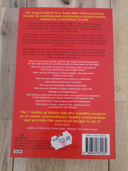 The 7 Habits of Highly Effective Families by Stephen R. Covey