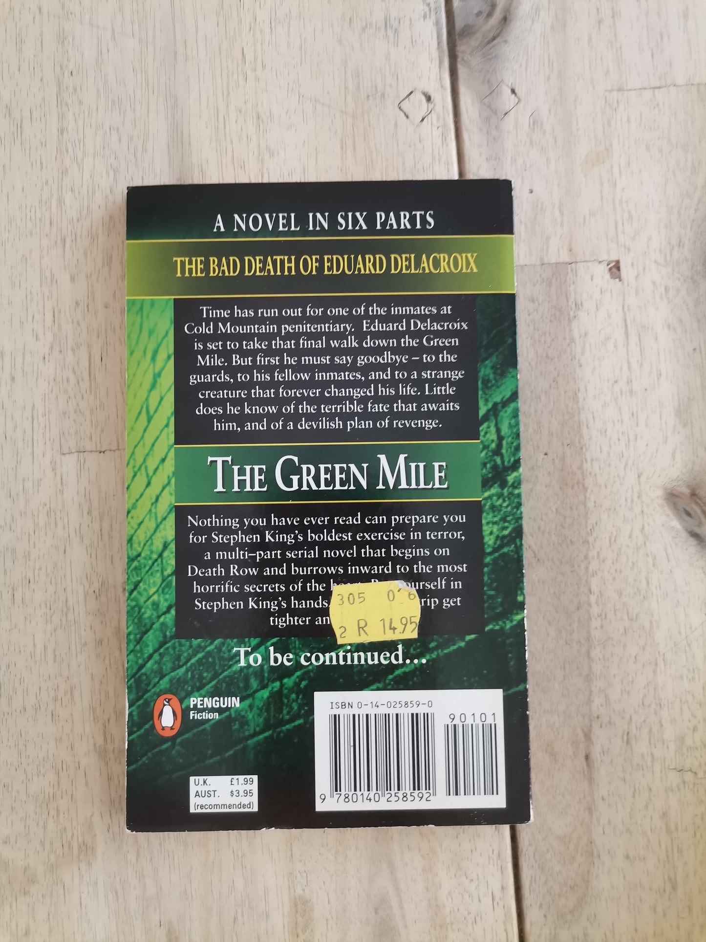 The Green Mile (Parts 1-5) by Stephen King