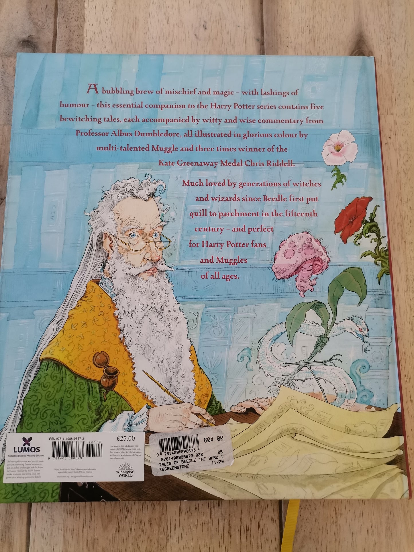 The Tales of Beedle the Bard, J.K. Rowling, illustated by Chris Riddle.