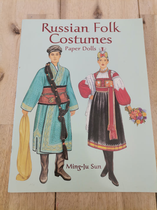 Russian Folk Costumes Paper Dolls