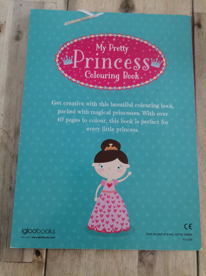 My Pretty Princess coloring book.