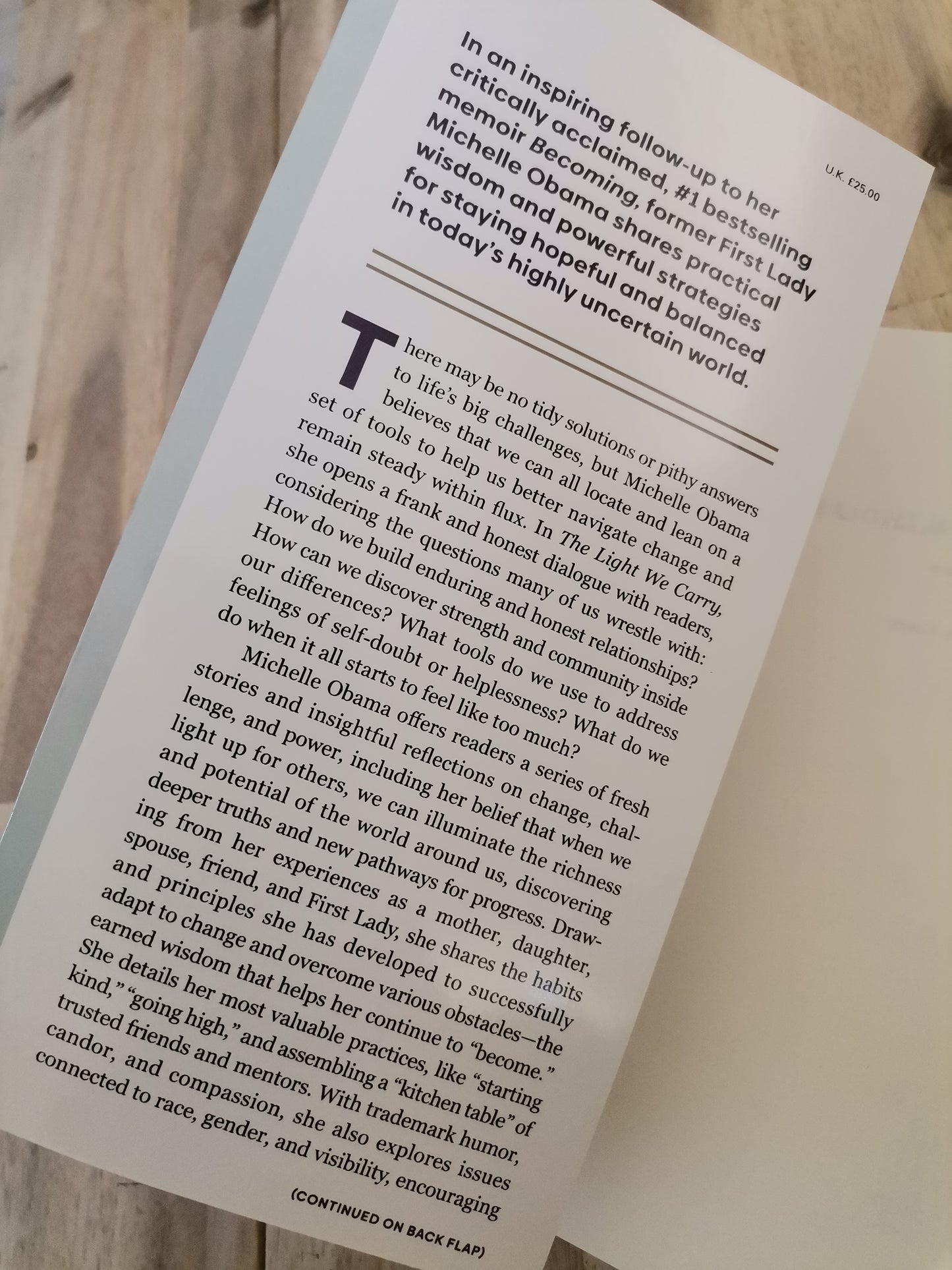 The Light We Carry - Michelle Obama