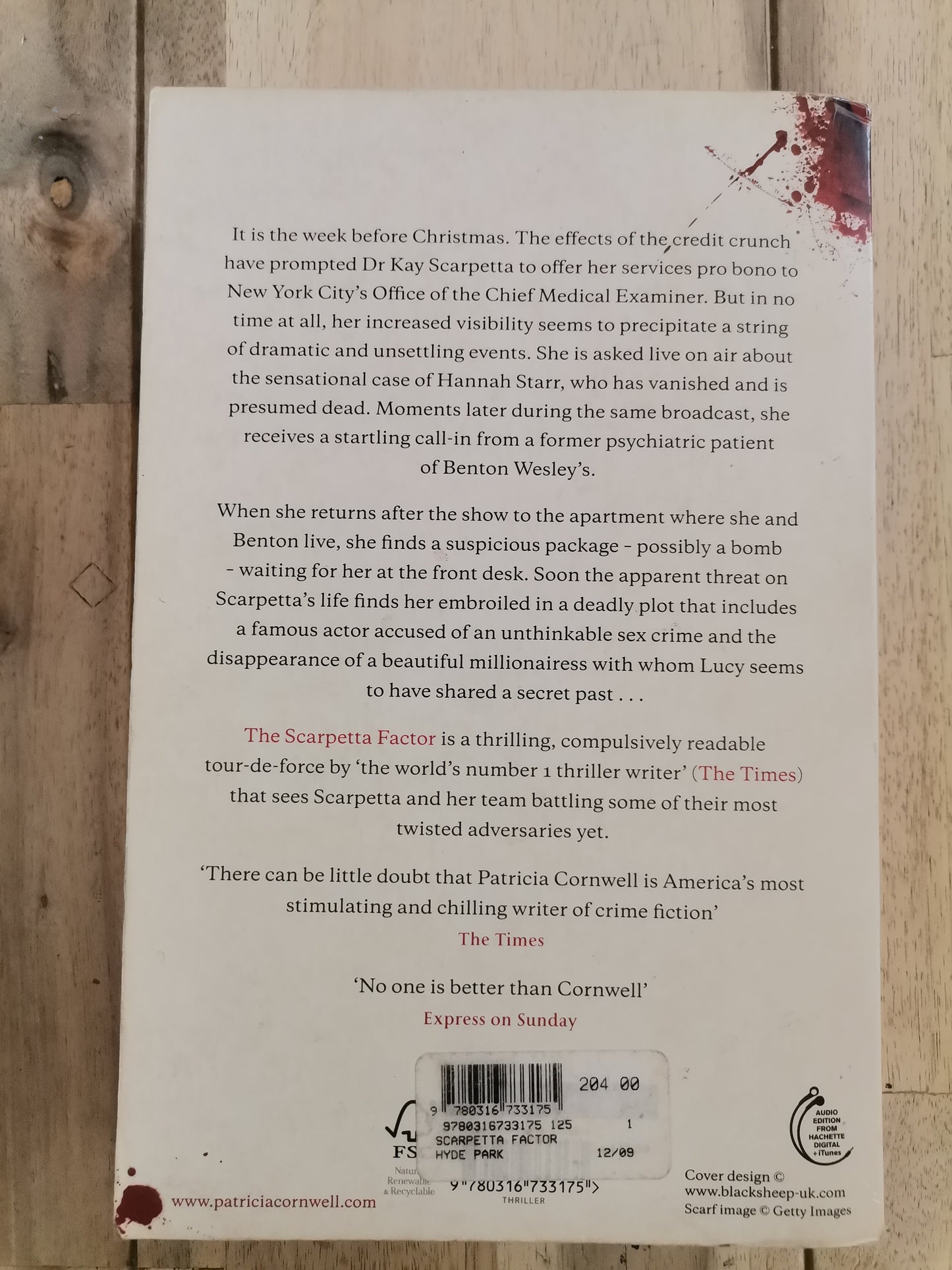 The Scarpetta Factor by Patricia Cornwell