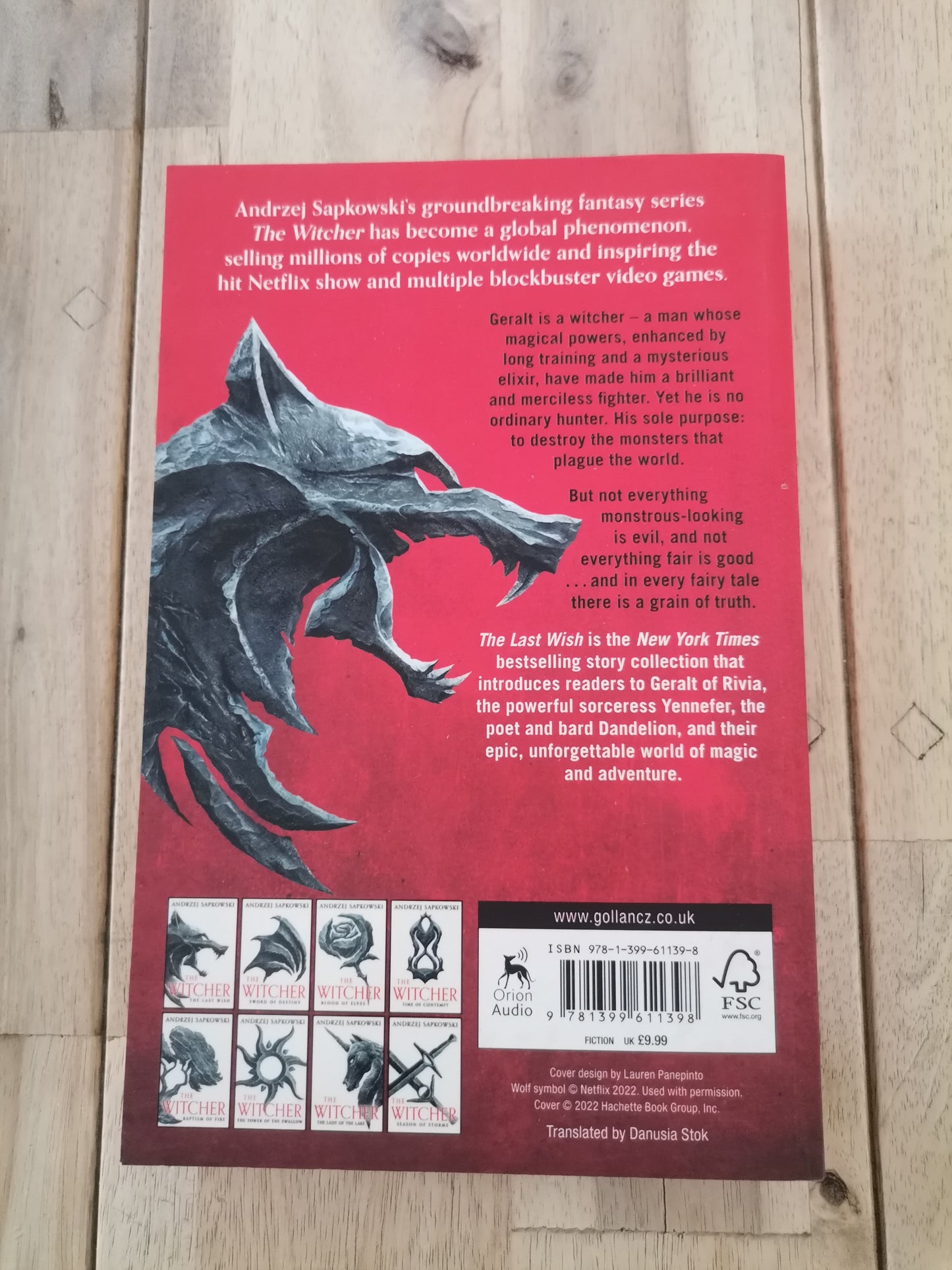 The Witcher: The Last Wish by Andrzej Sapkowski